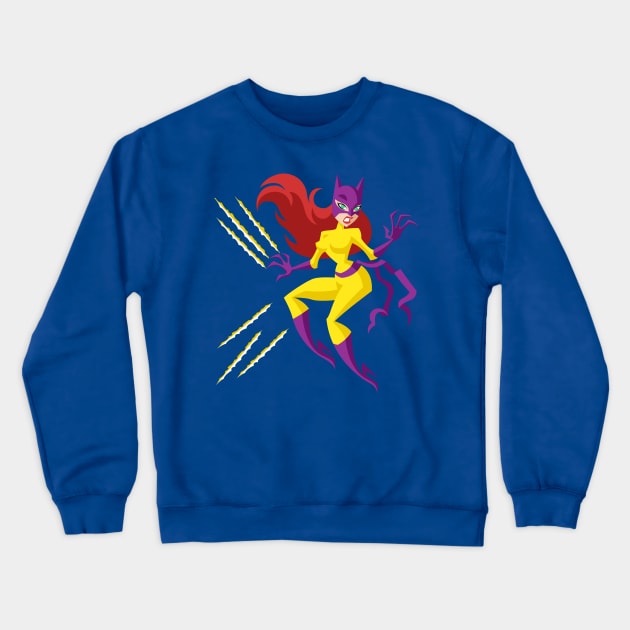 Hellcat Crewneck Sweatshirt by nocturnallygeekyme